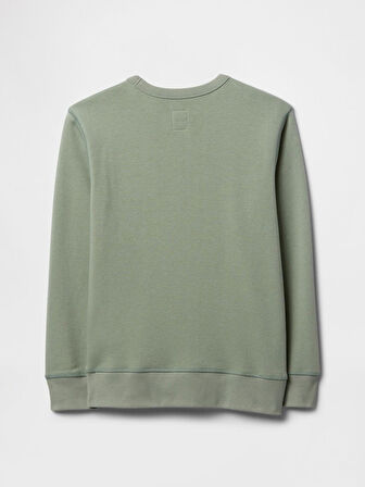GAP V-SPR Logo Crew Çocuk Sweatshirt