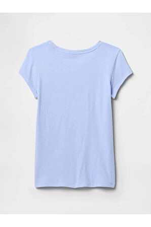 GAP Erkek Mavi Pamuklu Tişört 721891003