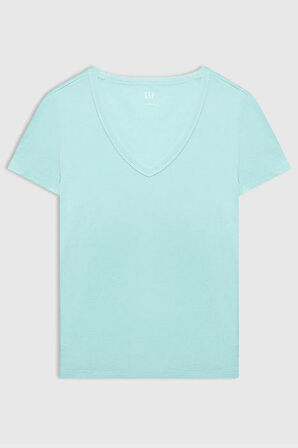 Gap V-SS Fav V Solid Kadın Tişört