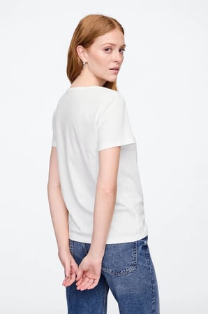 Gap V-SS Fav V Solid Kadın Tişört
