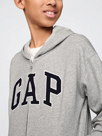 GAP 743966003 V-Frch Ft Bas Heritage Logo Fz Erkek Çocuk Eşofman Üstü