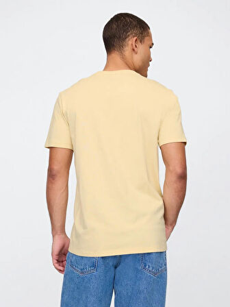 GAP 856659026 V-Everyday Soft Basic Logo T Erkek Tişört