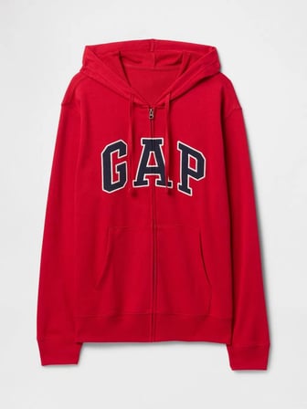 GAP 868454008 V-Frch Ft Heritage Logo Fz Erkek Eşofman Üstü