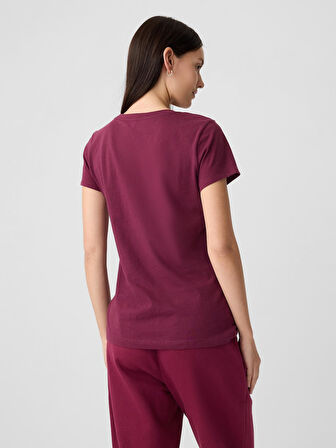 GAP 729555007 V-Ss Logo Classic Tee Kadın Tişört