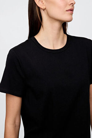 Gap V-SS Fav Crew Solid Kadın Tişört