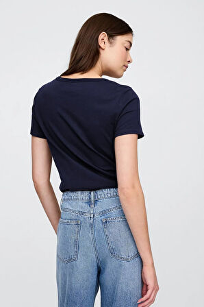 Gap V-SS Fav V Solid Kadın Tişört