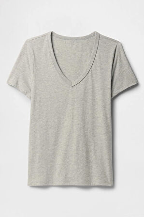 Gap V-SS Fav V Solid Kadın Tişört