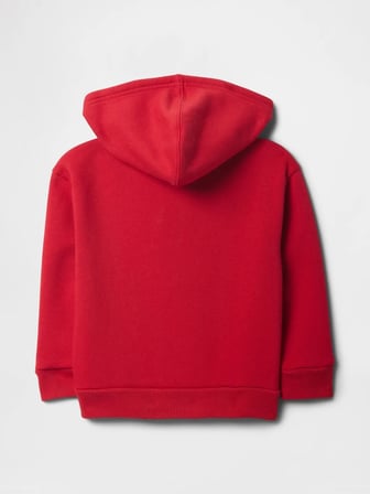 GAP Kırmızı Erkek Bebek Relaxed Logo Zip Sweatshirt