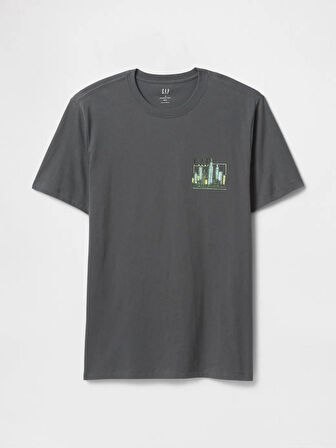 GAP 646674001 V-Gap New York City Erkek Tişört