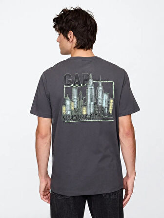 GAP 646674001 V-Gap New York City Erkek Tişört