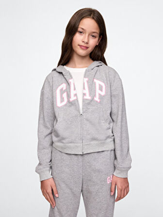 GAP 746744000 V-Frch Ft Logo Fz Kız Çocuk Eşofman Üstü