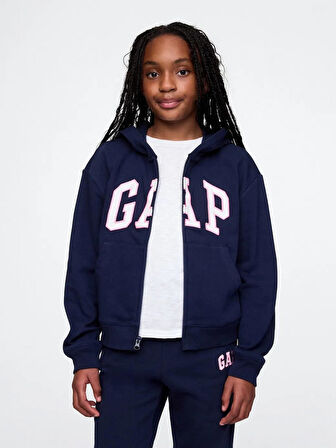 GAP 746744002 V-Frch Ft Logo Fz Kız Çocuk Eşofman Üstü