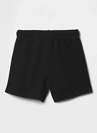 Gap Lastikli Bel Normal Siyah Bebek Şort 725201000-A