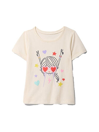 Gap V-Ss Bf Gr T Kız Çocuk K.Kol Tshırt