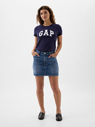 GAP 729555000 V-Ss Logo Classic Tee Kadın Tişört
