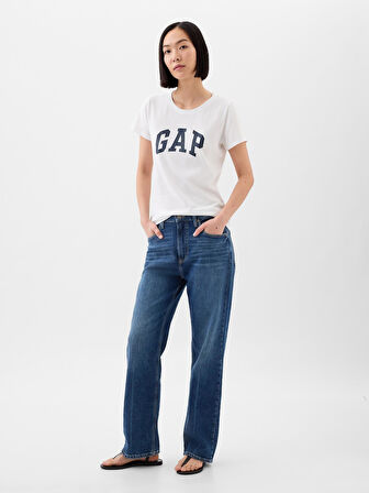 GAP 729555012 V-Ss Logo Classic Tee Kadın Tişört