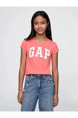 GAP Kadın Turuncu Kısa Kollu Tişört 723317001