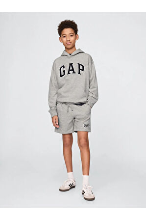 GAP Erkek Çocuk Gri Şort 890929005