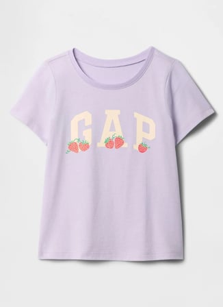 Gap Düz Mor Bebek T-Shirt 710283007-A