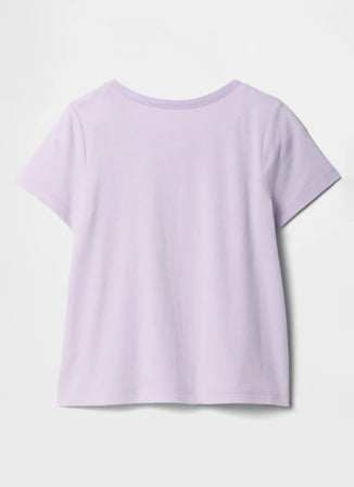 Gap Düz Mor Bebek T-Shirt 710283007-A