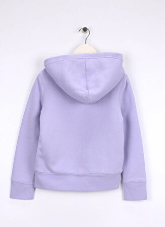 Gap Baskılı Kız Çocuk Mor Sweatshırt 790006001