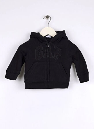 Gap Baskılı Bebek Siyah Sweatshırt 789813003-A