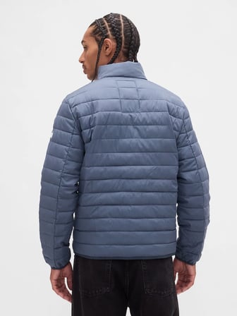 GAP V-FRCH LOGO LTWT PUFFER JKT ERKEK MAVİ MONT 790583000