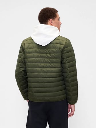 Gap 790583002 V-Frch Logo Ltwt Puffer Jkt Erkek Mont