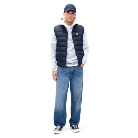 Gap 790584001 V-Frch Logo Ltwt Puffer Vest Erkek Yelek
