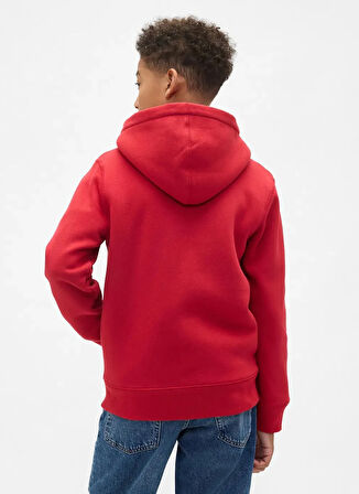 Gap Baskılı Erkek Çocuk Kırmızı Sweatshırt 789866000