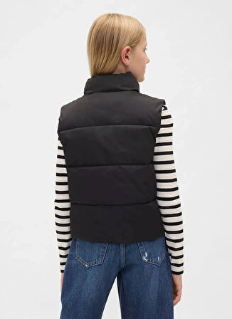Gap Düz Siyah Kız Çocuk Yelek 790019001