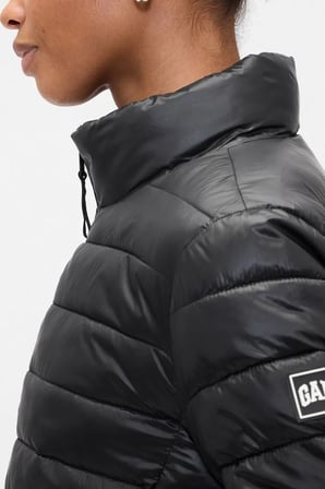 GAP V-FRCH LOGO LW PUFFER JKT KADIN SİYAH MONT 791284000