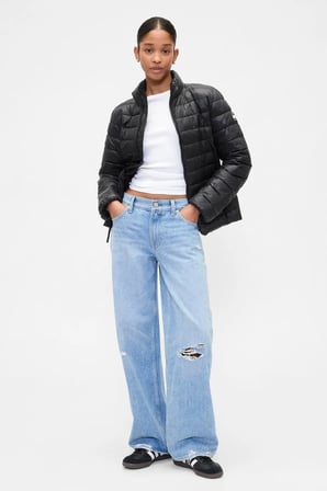Gap V-Frch Logo Kadın Mont