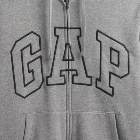 Gap Relaxed Gap Logo Sherpa Astarlı Fermuarlı Sweatshirt - 789781
