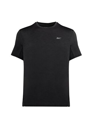 Reebok 100075786 ATHLETE TEE 2.0 RBK-CH Siyah Erkek Yuvarlak Yaka T-Shirt