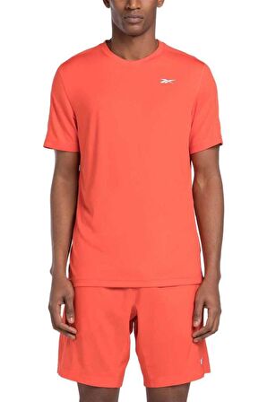 Reebok SS TECH TEE Kırmızı Erkek Kısa Kol T-Shirt  IU4109