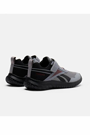 Reebok RUSH RUNNER 5 ALT 100202261 Erkek Çocuk Spor Ayakkabı Gri Siyah 28-34 