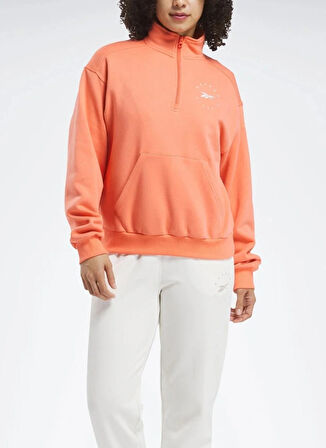 Reebok Sweatshirt, M, Pudra