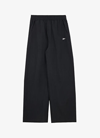 100205334 ID TRAIN WOVEN PANT Siyah Kadın Lastikli Bel Eşofman Altı