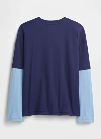 Gap Baskılı Lacivert Erkek Çocuk T-Shirt 796856003