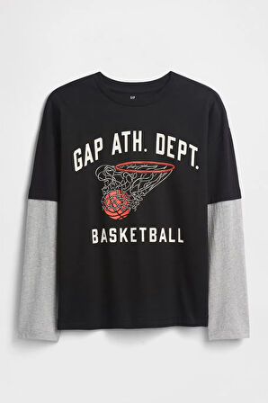 Gap V-Ls Elv Çocuk Tişört