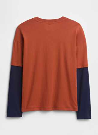 Gap Baskılı Kiremit Erkek Çocuk T-Shirt 796856000