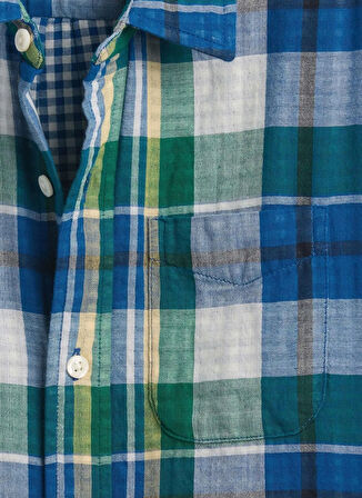 Gap Düz Yeşil Erkek Çocuk Gömlek 796601001