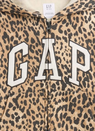 Gap Baskılı Kız Çocuk Kahve Sweatshırt 797761001