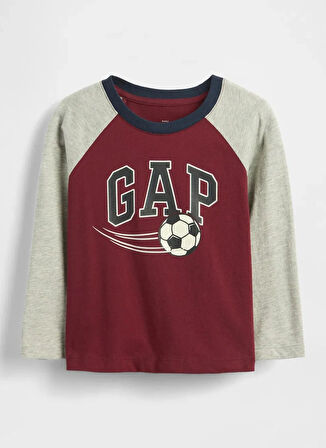 Gap Baskılı Kırmızı Bebek T-Shirt 822094003-A