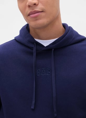 Gap 323141835 Relaxed Gap Mini-Logo Sweatshirt Erkek Kapüşonlu Sweatshirt