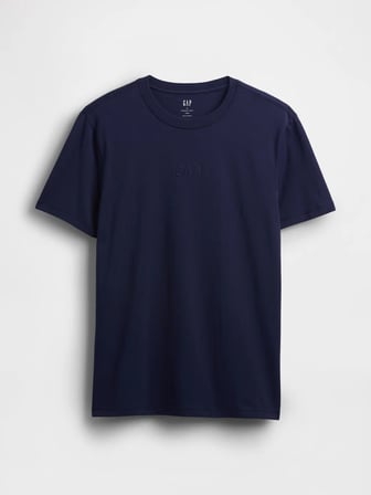 GAP V-FRCH MINI LOGO TEE ERKEK LACİVERT TİŞÖRT 799323003