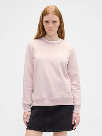 GAP V-LOGO DOORBUSTER CREW KADIN PEMBE SWEATSHIRT 800444007