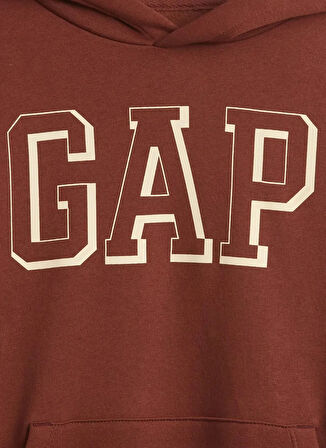 Gap Baskılı Erkek Çocuk Kahve Sweatshırt 795197002