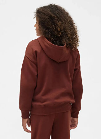 Gap Baskılı Erkek Çocuk Kahve Sweatshırt 795197002